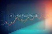 P2P排名前十的平台有哪些？陆金所、宜人贷等平台介绍