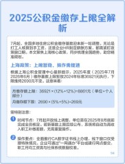 杭州发布2025年公积金新政：缴存基数调整、工资口径明确，7月1日起执行