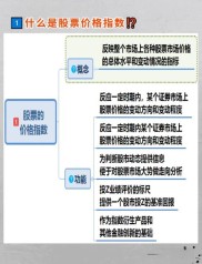 股指是什么？如何计算？全面解析股票市场关键指标