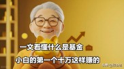 一文看懂基金：小白的第一个十万这样赚？一个故事带你秒懂