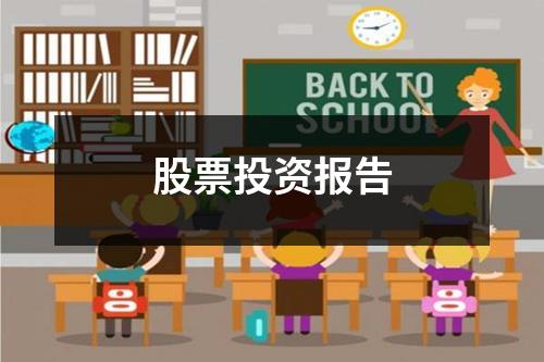 股票投资报告
